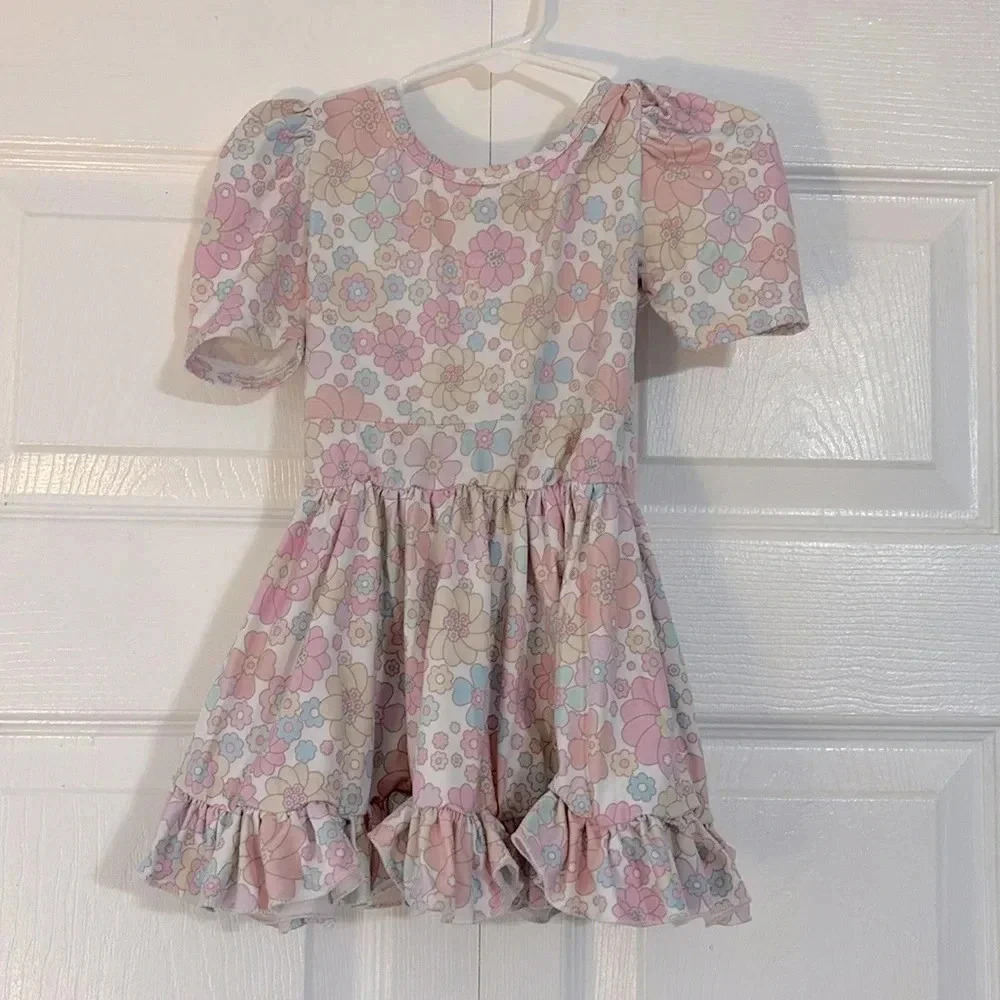 Little Stocking Co 
Floral twirl dress